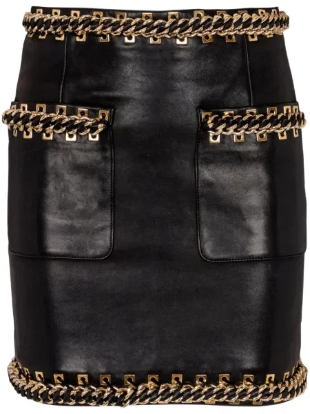 Fusta mini Balmain negru
