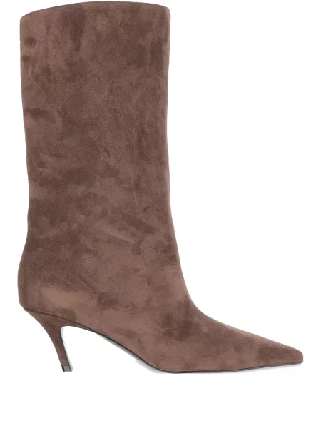 Botine Amina Muaddi slip-on maro