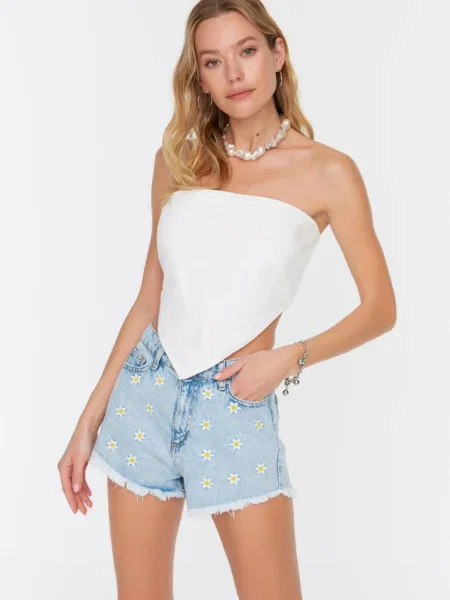 Kratke hlače Trendyol siva