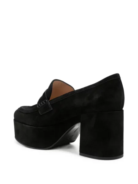 Pantofi loafer Gianvito Rossi cu platformă negru