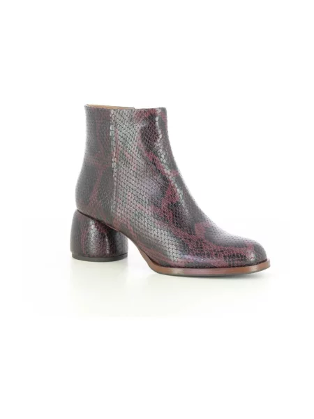 Buty do kostki Atelier Content skórzane czerwone
