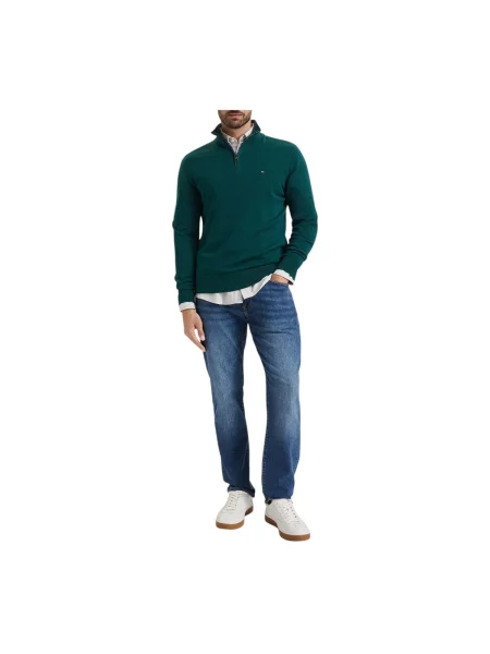 Tommy Hilfiger Pulover cu adaos de cașmir verde