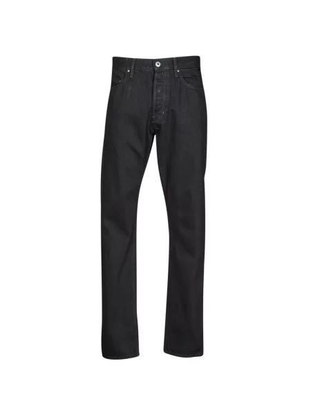 Ravne kavbojke G-star Raw črna