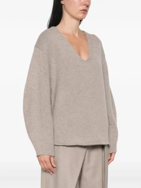 Pulover Soft Goat tricotate cu decolteu în V
