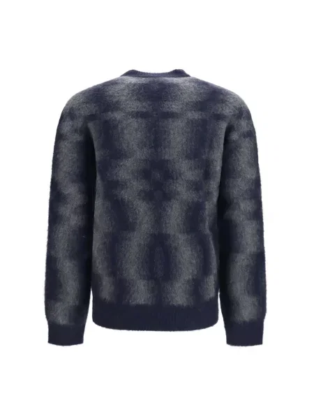 Sweter Piacenza 1733 wełniany niebieski