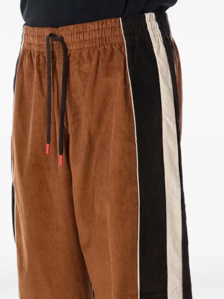 Pantaloni Jordan de catifea cord alergare maro