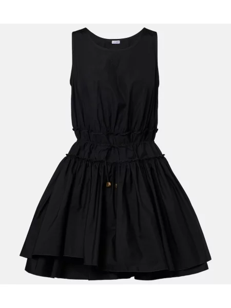 Rochie Loewe din poplin negru