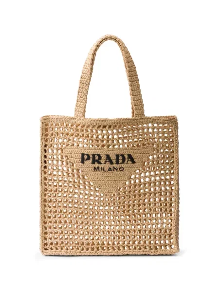 Geantă Prada cu broderie