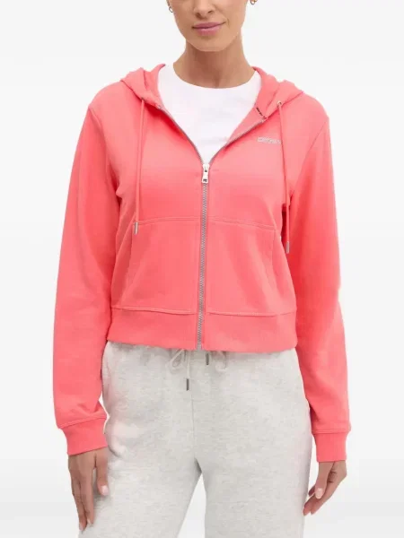 Hanorac cu glugă Dkny cu cordon roz