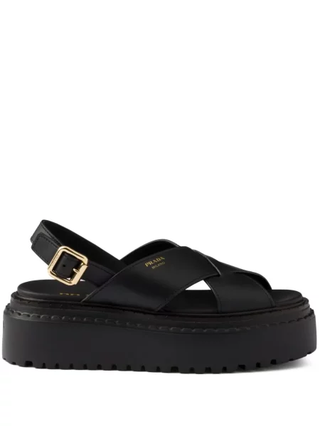 Sandale Prada din piele negru