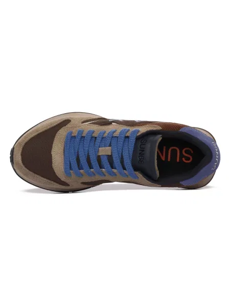 Pantofi Sun68 maro