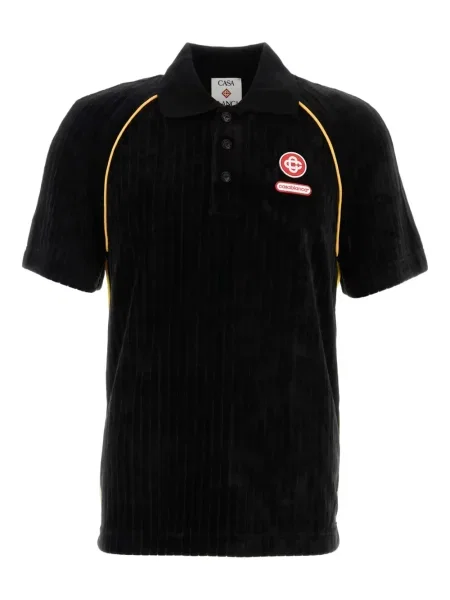 Polo Casablanca de catifea cord negru
