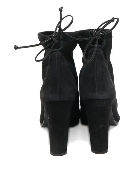 Велурени боти Stuart Weitzman черно