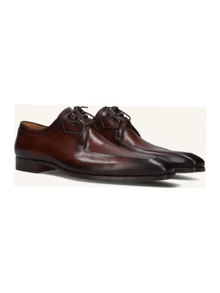 Półbuty Magnanni eleganckie brązowe