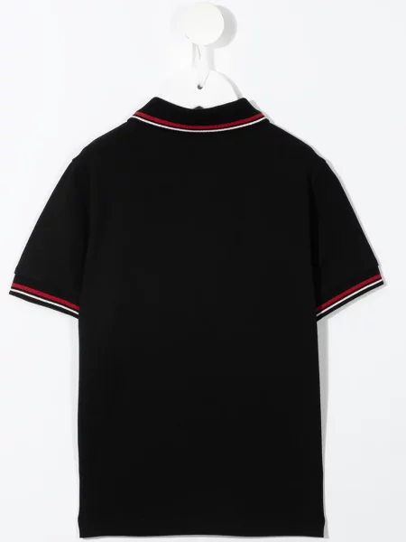 Koszulka polo dziecięca Emporio Armani czarna