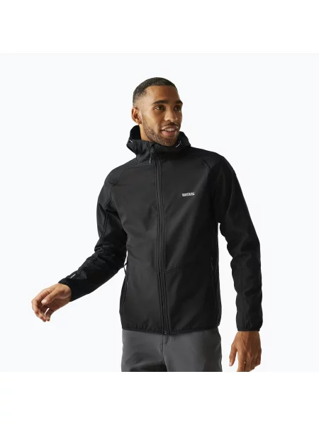 Geacă softshell bărbați REGATTA Arec III black/black negru