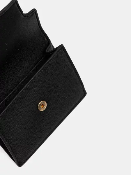 Кожаный кошелек Dkny черный