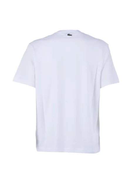 Grafic tricou Lacoste alb