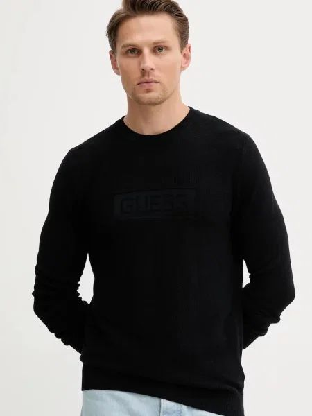 Guess pulover HARRISON negru