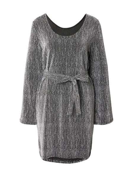 PIECES Rochie PCMAEVE / argintiu negru
