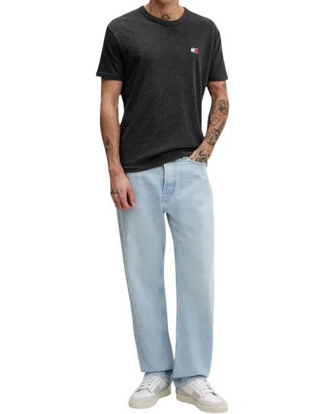 Tommy Jeans majica za muškarce siva