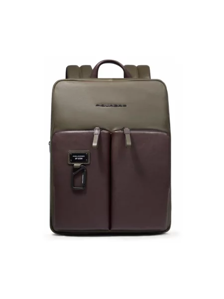 Torba na laptopa Piquadro zielona