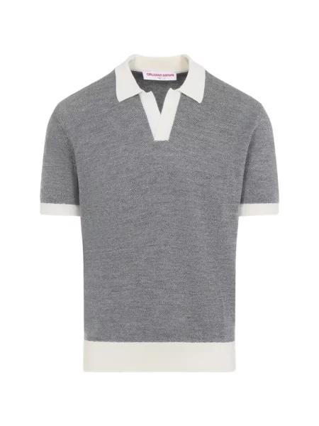 Tricou polo Orlebar Brown gri