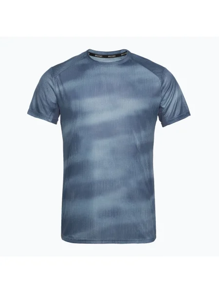 Мъжка тениска Mizuno DryAeroFlow Graphic Tee citadel за бягане синьо