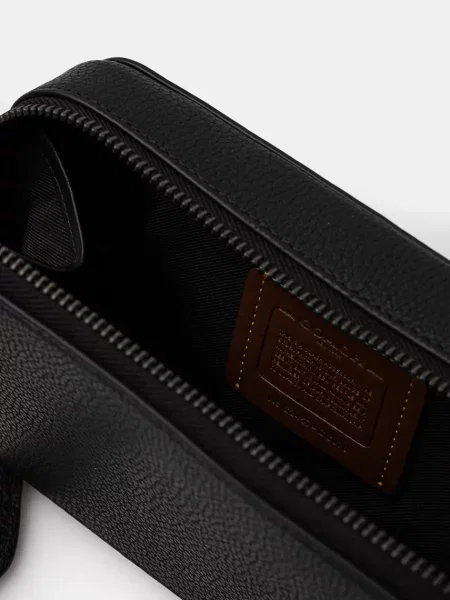 Coach Кожена чанта през рамо Charter Slim Crossbody черно