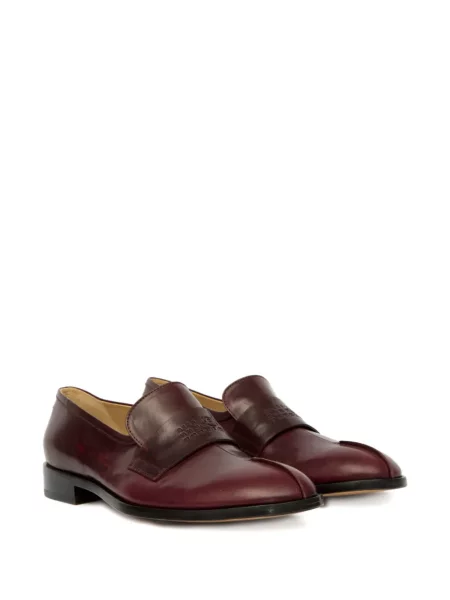 Pantofi loafer Mm6 Maison Margiela din piele roșu