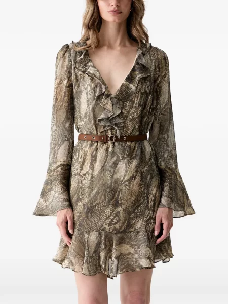 Rochie mini Guess cu imagine verde