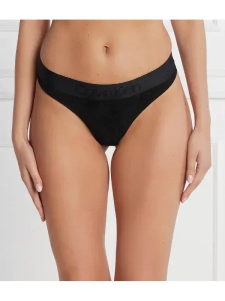 Tanga Calvin Klein Underwear fekete