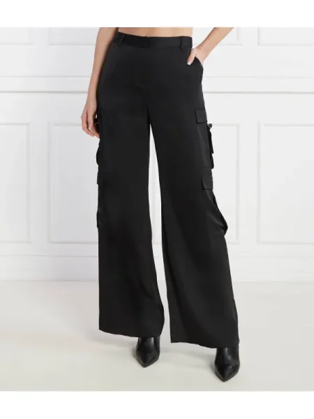 Karl Lagerfeld Pantaloni cargo | Loose fit negru