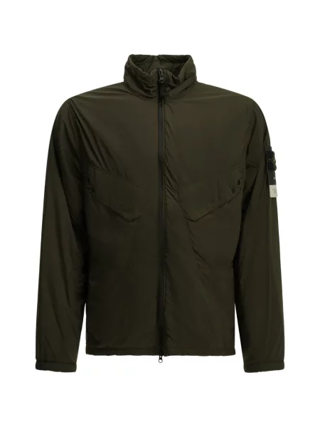 Palton Stone Island cu strasuri verde