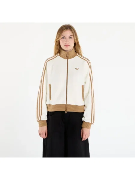 Велур суитчър Adidas Originals бяло