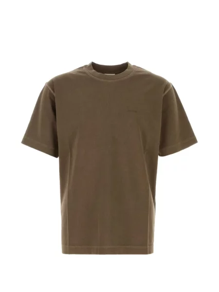 Tricou Closed cu broderie maro