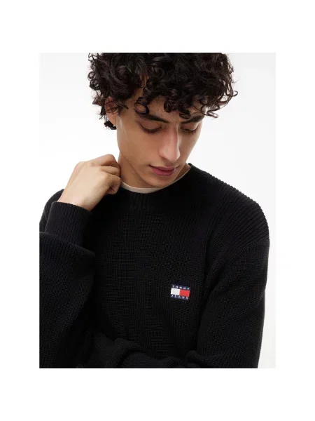 Geacă de blugi Tommy Jeans negru