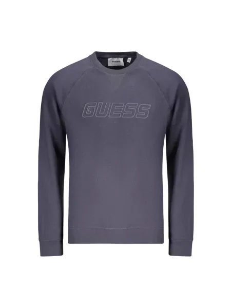 Bluza Guess z logo niebieska