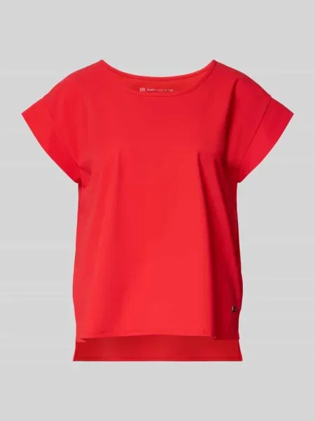 T-shirt z okrągłym dekoltem Raffaello Rossi czerwona