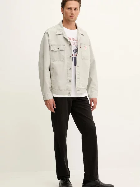 Levi's spodnie proste czarny