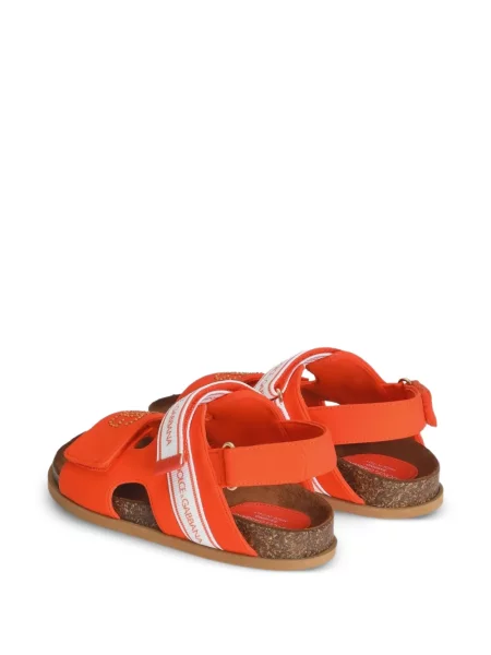 Sandały dziecięce Dolce And Gabbana pomarańczowe