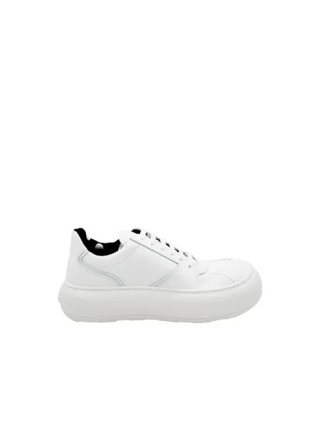 Sneakersy Moschino skórzane białe