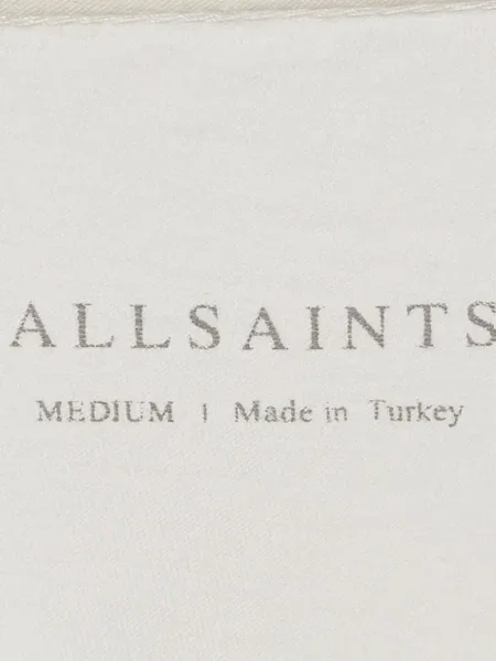Tricou Allsaints cu decolteu în V alb