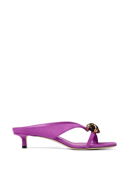 Chiloți tanga Jimmy Choo cu strasuri violet