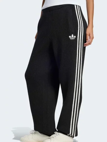 SPODNIE ADIDAS ORIGINALS BY JENNIE KNITTED LOOSE czarne