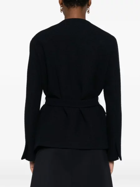 Geacă Maje din tweed albastru