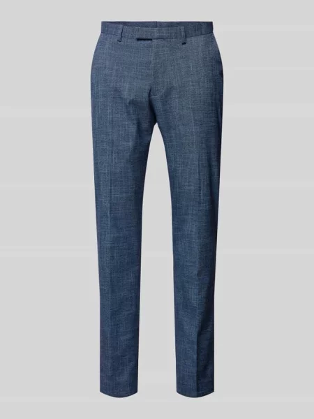 Spodnie do garnituru o kroju slim fit z tkanym wzorem model ‘Steve’ Mcneal