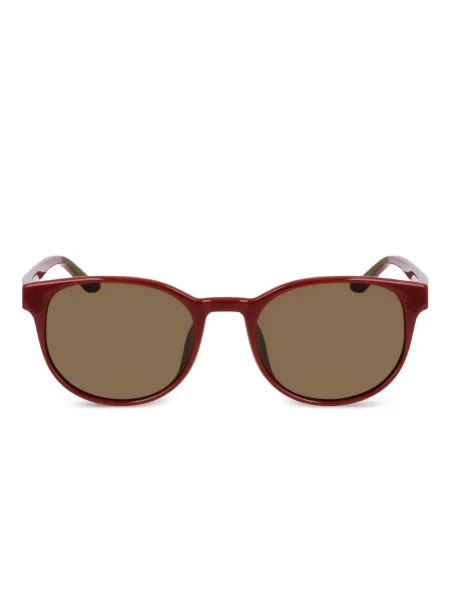 Ochelari de soare Nike cu chihlimbar cu imprimeu geometric albastru