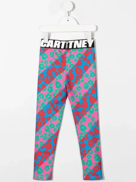 Legginsy dziecięce Stella Mccartney różowe