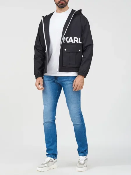 Куртка Karl Lagerfeld чорна
